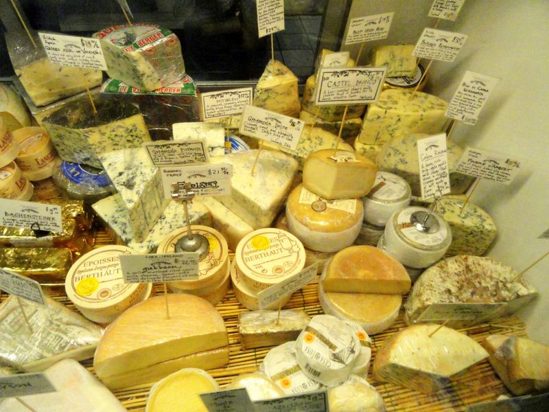 array of cheese
